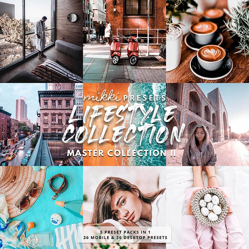 LIFESTYLE COLLECTION MINI PACK // 36 MOBILE & 36 DESKTOP PRESETS Preset Collection The Globe Wanderer Presets 